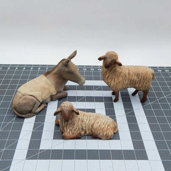 Willow Tree Christmas Story Gentle Animals of the Stable by Susan Lordi 2008 - Picture 7 of 13